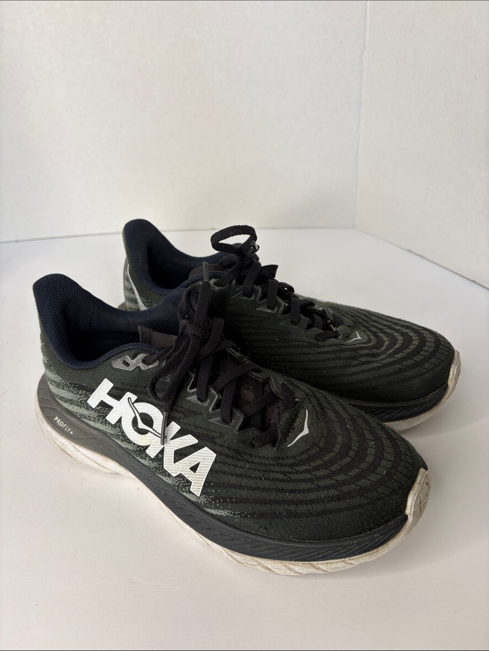 Hoka Mach 5 Olive Running